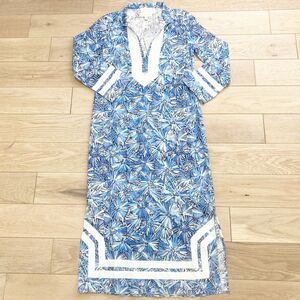 Sail to Sable Blue and White Maxi Dress